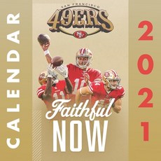 San Francisco 49ers: 2021-2022 calendar - 24 months - 8.5 x 8.5 glossy paper Paperback, Independently Published, English, 9798585256899