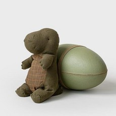 덴마크 메일레그 maileg 유기농애착인형 Gantosaurus In Egg Medium Forrest Green