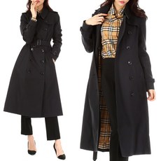 [Burberry]버버리 19FW 4073379 네이비 첼시 트렌치코트