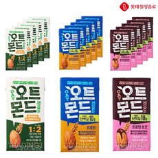 [트레이딩제이]롯데칠성 오트몬드 190ml(아몬드5+프로틴5+초코5) 헬스 운동 우유 단백질 음료수