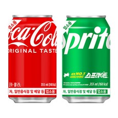 코카콜라 업소용 355ml x 24p + 스프라이트 355ml x 24p