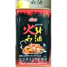 전문점용 불맛기름화유500g 캔불향기름 볶음용 식당용, 12개, 500g