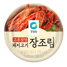 청정원 고추장맛 돼지고기 장조림, 95g, 16개