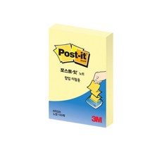 3M 포스트잇 팝업리필용 KR-320 노랑 51x76mm, 1개