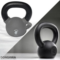 블랙 그레이 케틀벨 4kg 6kg 8kg 10kg 12kg 16kg 18kg 20kg 24kg 28kg 크로스핏 덤벨 아령 홈트, 20kg(그레이), 1개