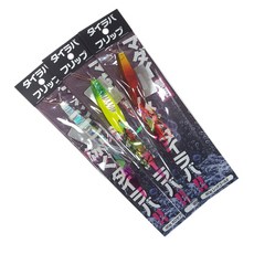 [(일본)GEAR-LAB] 타이라바 플립세트, 100g(레드 골드)