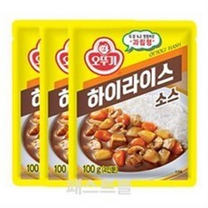 오뚜기 하이라이스 소스, 100g, 6개