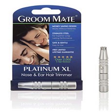 Groom Mate Platinum XL Nose Ear Hair Trimmer Groom Mate Platinum XL Nose Ear Hair Trimmer, 1