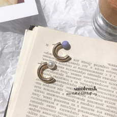 미니골드링귀걸이