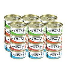 네꼬마루 고양이 참치캔 80g X 24개 1박스, 참치+닭고기 80g 24개입 +랜덤사은품