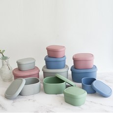 바니홈 국산 소분 실리콘 밥팩 냉동밥용기 - 3 size, S-200ml, 그린, 1개