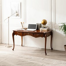 [KT알파쇼핑]수입 프렌치 엔틱가구 모카 서재책상(대)