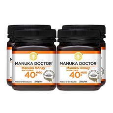 마누카닥터 마누카 허니 멀티플로랄 40+ MGO 마누카꿀 250g 4개 (뉴질랜드) Manuka Doctor Manuka Honey Multifloral 40+ MGO