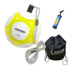 런웨이브 Lenwave 축구공 4호 LW-0549 헤딩연습공 헤딩볼 개인훈련공+볼가방(MEIK)+볼펌프, LW-0549(엘로우)+볼가방(MEIK)+볼펌프