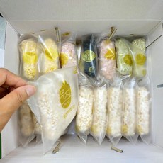 강릉사천 무진장 찹쌀 유과 한과 개별포장 선물세트 4호, 500g, 1박스