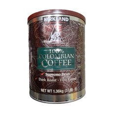 커클랜드 시그니춰 콜롬비아 그라운드 커피 1.36kg