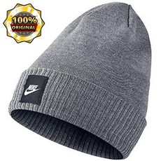 Nike Mens Futura Cuff Beanie, Carbon Heather/Black