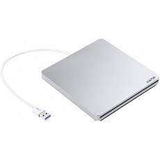 미국배송 VikTck USB 외장형 DVD CD 드라이브 라이터/리라이터/MacBook Pro 노트북/데스크탑/Win 7/8.1/1, 단일옵션