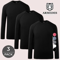 아르메데스 주니어 히트기모 내의 상의 3PACK AR-26
