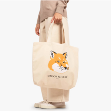메종키츠네 폭스 에코백 Maison Kitsune Fox Tote Bag 2color