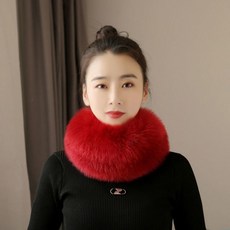 폭스후드목도리