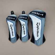 SIM 골프 드라이버 우드 유틸리티 커버 헤드커버우드캡 커버, SIM1