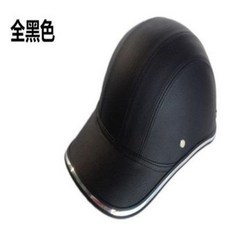 야구헬멧 전동 야구 모자 전기 오토바이 남녀 바이크 헬멧 야외 바이크캡, 01 올블랙