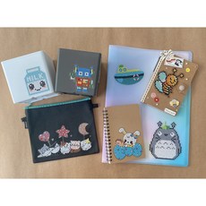 코끼리아트DIY 토탈공예만들기 보석십자수 꾸미기 다꾸아이템, 블루래빗