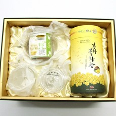 [국태국화농원]꽃차/국화꽃차/유리다관+유리찻잔+국화차30g, 1개