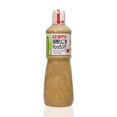 KEWPIE 큐피 참깨소스 딥로스티드 참깨드레싱 1000ml 1L 딥 로스티드 드레싱소스, 1Ea