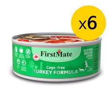 퍼스트메이트 그레인프리 고양이캔 칠면조 156g x6캔, 단품
