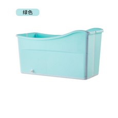대형견 목욕탕 욕조 접이식 강아지 애견 리트리버 전용 애완동물 샤워장 물놀이 펫 미용 샤워 통, F. 민트그린(대형), 1개