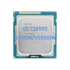 E3-1245V2 공식 버전 인텔 제온 E3 1245V2 3.4Ghz/3.8Ghz 4 코어 8MB 캐시 77W CPU 프로세서 LGA1155, 01 번들 1