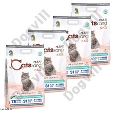 캐츠랑 5kg 캣츠랑 전연령 사료 고양이사료 1개 2개 4개, 닭+참치