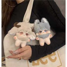 무속성 솜인형 10cm 미옹콩 구름공, 미도 + 윤두오