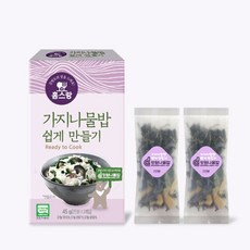밥지을때 바로넣는 유기농(가지 취나물 감자) 12인분(15gx6봉), 15g, 6개
