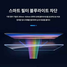 텔레비젼 스크린 필름 tv 액정 파손 방지 블루라이트 차단 눈 보호 티비 화면 커버, 40인치 블루라이트+고화질 방폭방파스크린