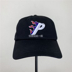 [해외]팔라스 플램핑 P 6파넬 플레임 캔버스 P 모자 볼캡 남