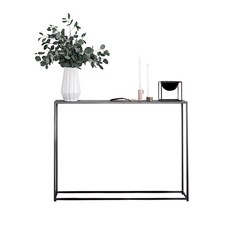 모던 슬림테이블 800 1000 1200 콘솔테이블 폭좁은테이블, 120x30x80cm 블랙 단품