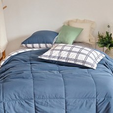 플라워앤체크 M2 워싱 차렵이불