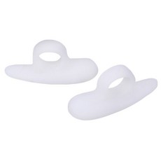 2Pcs/짝 남녀공용 해머 토쿠션 실리콘 보호구 분리막 젤 지지 패드 임시 교정기 바니온 가드 발 관리 도구, 2개