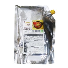 백설 다담 사골부대찌개양념2kg 1개