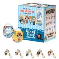 원피스 서프라이즈 마이키링 답례 칭찬 선물 장난감, 24개입