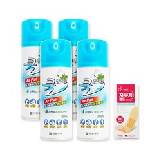 대일 온누리 스프레이 파스 200ml x 4개 + 지우개밴드 10매입 x 1개, 1세트