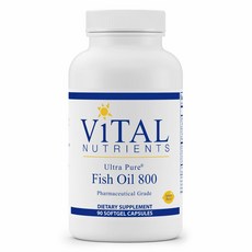 바이탈 뉴트리언스 Vital Nutrients Ultra Pure Fish Oil 울트라퓨어 피쉬오일 800 90캡 1팩, 1개, 90