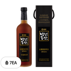 백년동안 순 발효 흑초 원액, 750ml, 7개