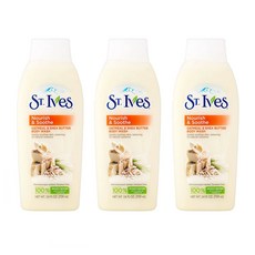 St. Ives 세인트이브스 오트밀 앤 쉐어버터 바디워시 709mL(24oz) 3팩 Body Wash Oatmeal and Shea Butter, 단일상품