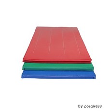 ML-106 누비 구르기매트 체조매트 높이 6cm 폭90cm 길, 색상/파랑
