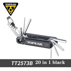 TOPEAK TT2536 TT2551 자전거 수리 멀티 도구 휴대용 자전거 미니 도구 렌치 키트 자전거 분해 키트 사이클링 장비, 09 TT2573 black, 1개