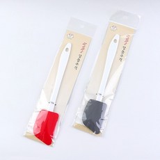 국산 파미레 MANI 실리콘 알뜰주걱 1+1 주방조리도구 키친툴 요리주걱 실리콘요리 주걱, 레드＋그레이, 1개